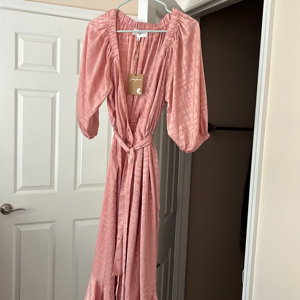 Pink Midi Dress